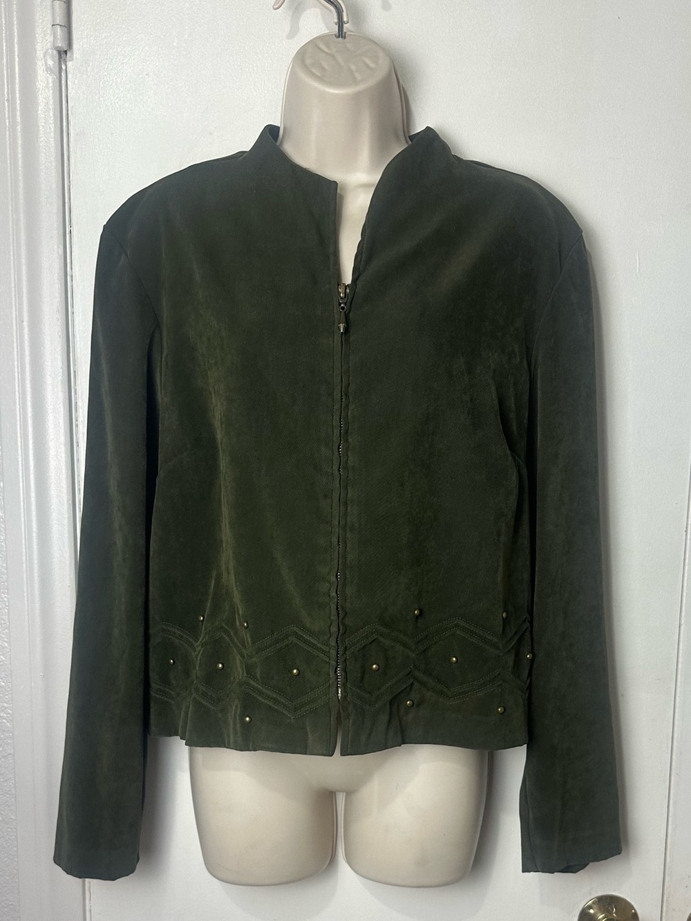 Women's Olive Green Lightweight Jacket